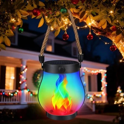 Lumière de flamme solaire menée par Noël pour les décorations de jardin