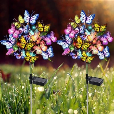 Lampe de jardin solaire à LED Firefly pour l'extérieur