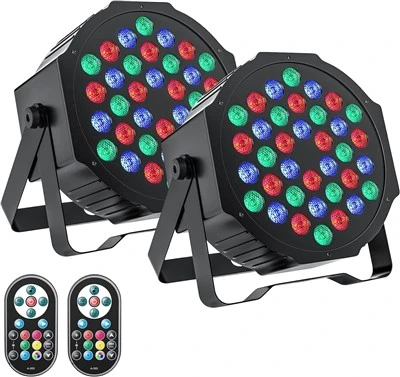 Le pair de LED allume la lumière d'étape du DJ a attaché RVB 36 LED avec le contrôle activé par son