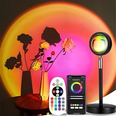 Lampe de coucher de soleil projecteur