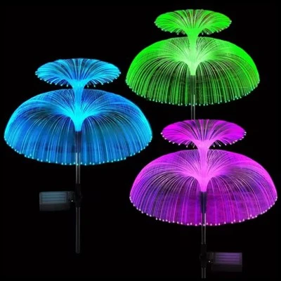 Lumières solaires de jardin de méduses pour l’éclairage