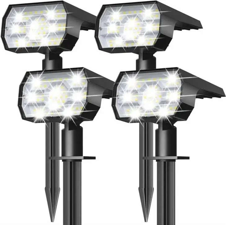 IP68 imperméabilisent les lumières solaires de 56 LED en plein air